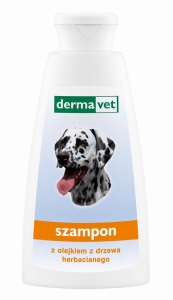 DERMAVET SZAMPON Z OLEJKIEM Z DRZEWA HERBACIANEGO 150 ML ( psy )