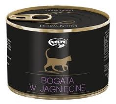 NATURAL TASTE PUSZKA DLA KOTA Z JAGNIĘCINĄ 185 G