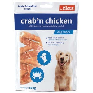 FILOUS PRZEKĄSKA Z KRABEM I KURCZAKIEM 100 G