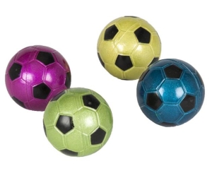 RIGA MAŁA GUMOWA POŁYSKUJĄCA PIŁKA