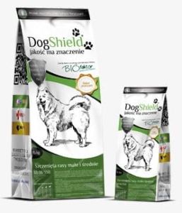 DOGSHIELD SZCZENIĘTA RAS MAŁYCH I ŚREDNICH 15 KG ( pies szczeniaki sucha )