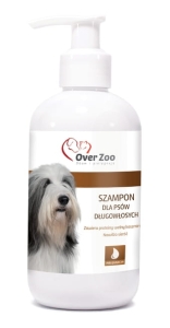 OVER ZOO SZAMPON DLA DŁUGOWŁOSYCH 250 ML ( pies  kąpanie psy )