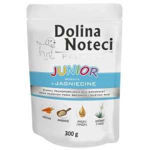 DOLINA NOTECI JUNIOR JAGNIĘCINA SASZETKA 300 g ( pies saszetka psy ) )