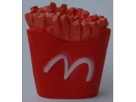 X-ZOO ZABAWKA DLA PSA FRYTKI 9.5 / 9 CM ( piszcząca pies )