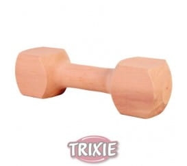 TRIXIE 3224 DREWNIANY HANTEL DO APORTOWANIA 650 G ( psy aport gryzak czyścik dental )