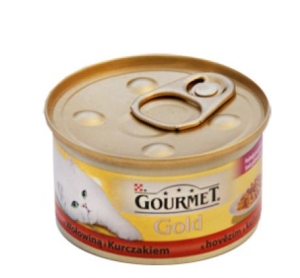 GM. GOLD Z WOŁOWINĄ I KURCZAKIEM 85 G