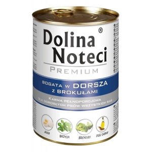 DOLINA NOTECI DORSZ Z BROKUŁAMI 400 G  ( pies )