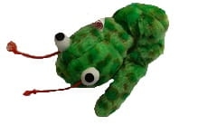 JK 58783-1 GAD NACIĄGANY 17 CM - ZIELONY