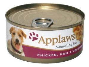 APPLAWS PUSZKA PIES KURCZAK, SZYNKA, WARZYWA 156 G