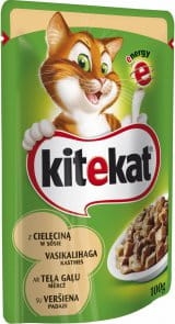 KITEKAT CIELĘCINA W SOSIE SASZETKA 100 G