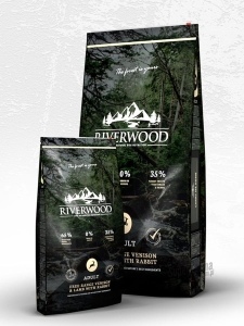 RIVERWOOD ADULT VENISON  & LAMB WITH RABBIT 2 KG ( jagnięcina królik pies )