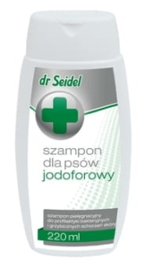 SZAMPON DR SEIDLA JODOFOROWY  220 ml ( zielony  pies koń inne  psy ) 