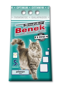 BENEK SUPER OPTIMUM GALAPAGOS 5 L ( kot podsypka żwirek )